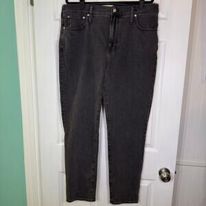 Madewell The Tall Perfect Vintage Jean Black Womens Size 33 T